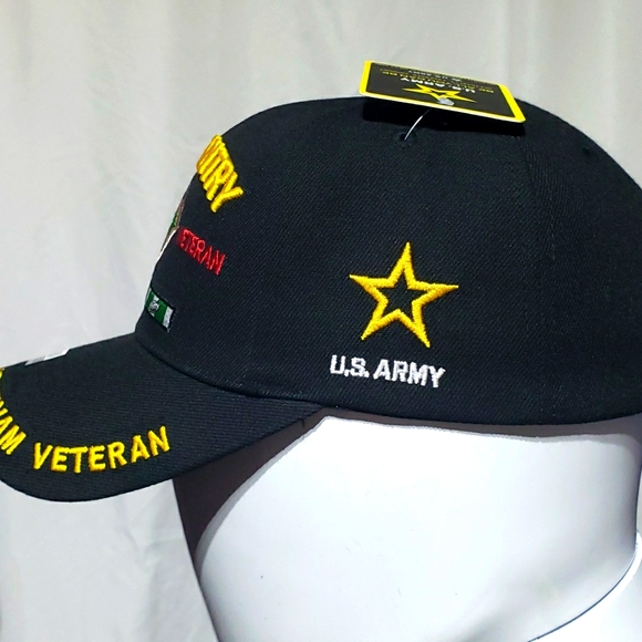 MILITARY U.S. ARMY 4TH INFANTRY Div Vietnam Veteran Hat - Picture 3 of 5